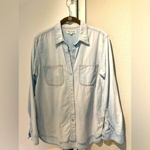 Light blue chambray shirt